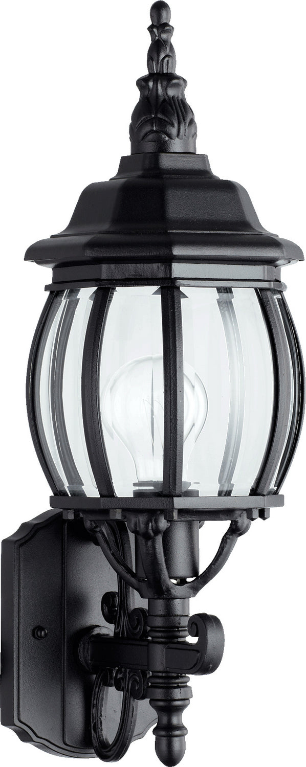 Quorum - 7989-1-15 - One Light Wall Lantern - Croix - Black from Lighting & Bulbs Unlimited in Charlotte, NC