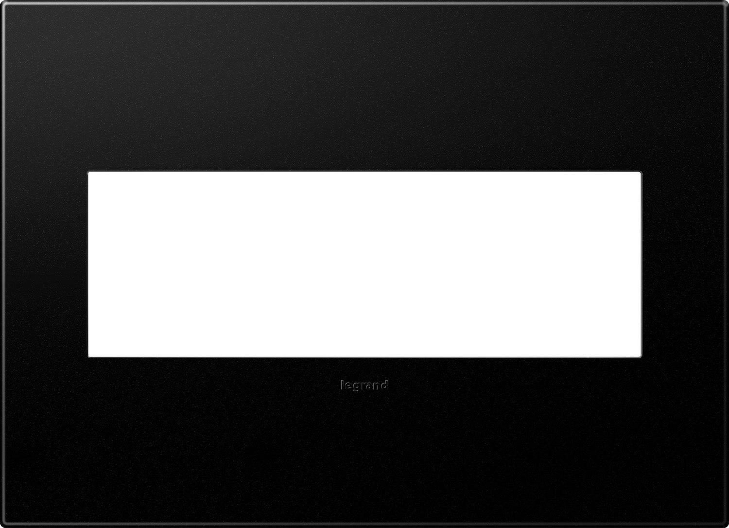 Legrand - AWP3GGR4 - Gang Wall Plate - Adorne - Graphite from Lighting & Bulbs Unlimited in Charlotte, NC