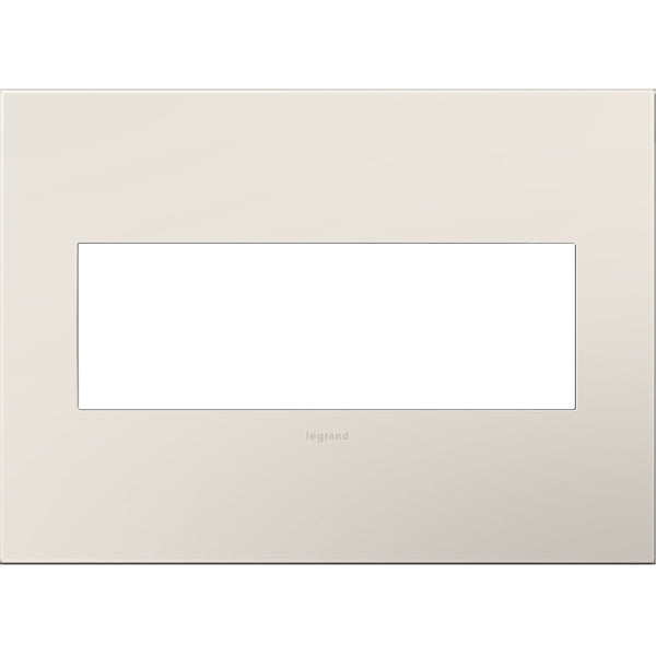 Legrand - AWP3GLA4 - Gang Wall Plate - Adorne - Satin Light Almond from Lighting & Bulbs Unlimited in Charlotte, NC