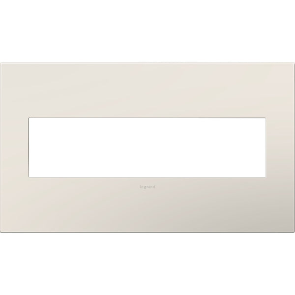 Legrand - AWP4GLA4 - Gang Wall Plate - Adorne - Satin Light Almond from Lighting & Bulbs Unlimited in Charlotte, NC