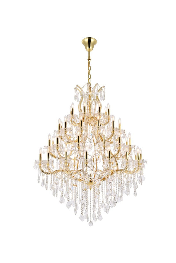 Elegant Lighting - 2800G46G/RC - 49 Light Chandelier - Maria Theresa - Gold from Lighting & Bulbs Unlimited in Charlotte, NC