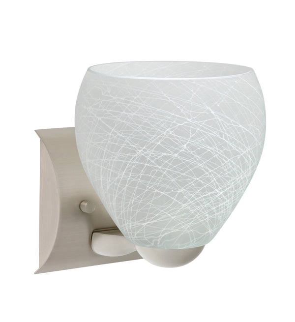 Besa - 1WZ-412260-LED-SN - One Light Wall Sconce - Bolla - Satin Nickel from Lighting & Bulbs Unlimited in Charlotte, NC
