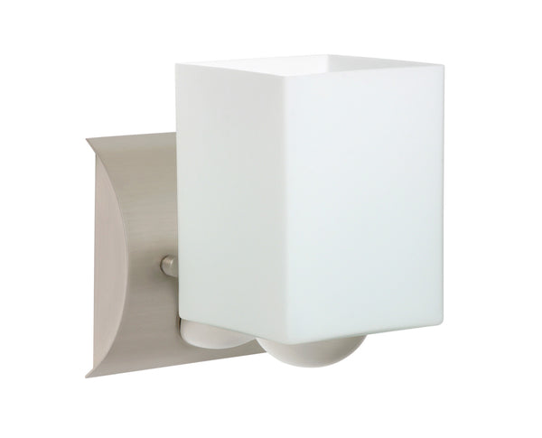 Besa - 1WZ-449807-LED-SN - One Light Wall Sconce - Rise - Satin Nickel from Lighting & Bulbs Unlimited in Charlotte, NC