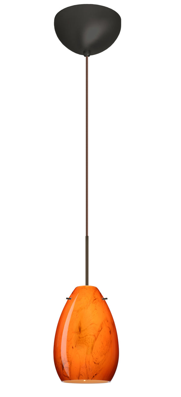 Besa - 1XC-1713HB-LED-BR - One Light Pendant - Pera - Bronze from Lighting & Bulbs Unlimited in Charlotte, NC