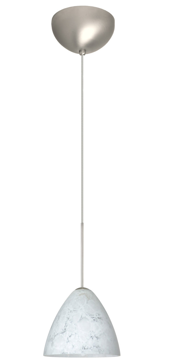 Besa - 1XC-177919-LED-SN - One Light Pendant - Mia - Satin Nickel from Lighting & Bulbs Unlimited in Charlotte, NC