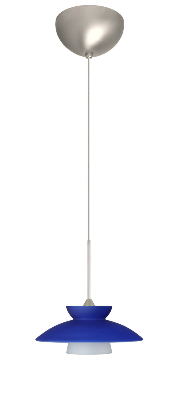 Besa - 1XC-271823-LED-SN - One Light Pendant - Trilo - Satin Nickel from Lighting & Bulbs Unlimited in Charlotte, NC