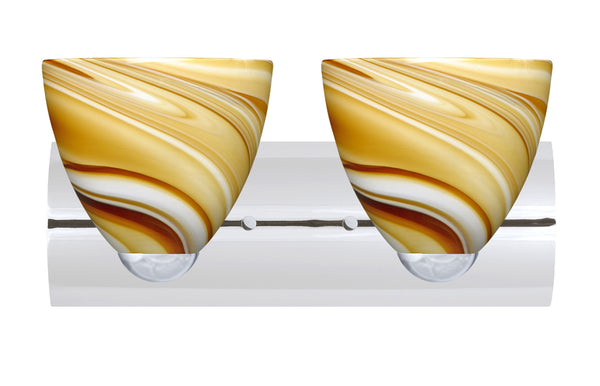 Besa - 2WZ-7572HN-CR - Two Light Wall Sconce - Sasha - Chrome from Lighting & Bulbs Unlimited in Charlotte, NC