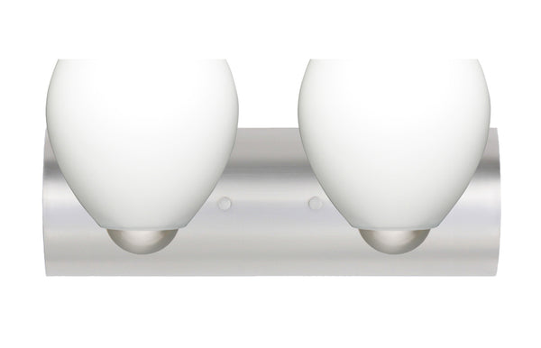 Besa - 2WZ-412207-LED-SN - Two Light Wall Sconce - Bolla - Satin Nickel from Lighting & Bulbs Unlimited in Charlotte, NC