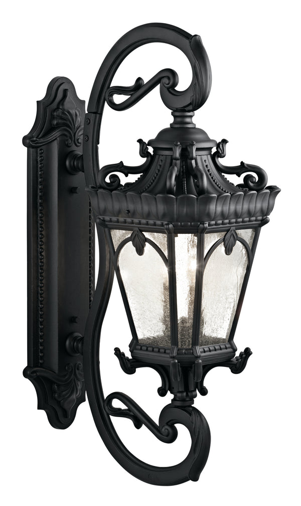 Kichler - 9359BKT - Four Light Outdoor Wall Mount - Tournai - Textured Black from Lighting & Bulbs Unlimited in Charlotte, NC