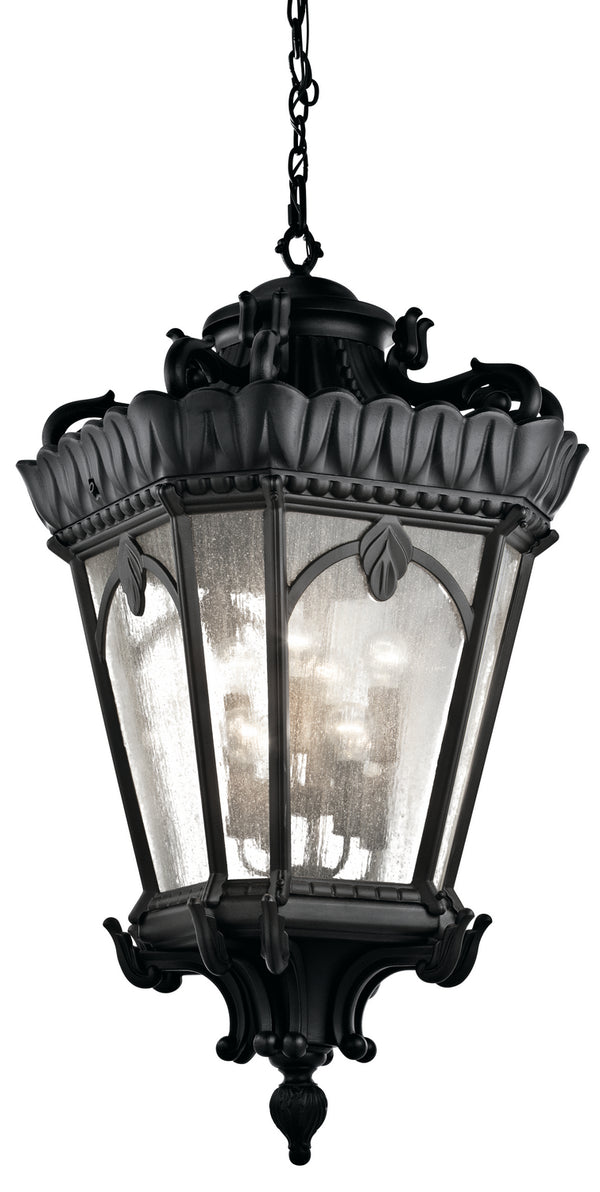 Kichler - 9568BKT - Eight Light Outdoor Pendant - Tournai - Textured Black from Lighting & Bulbs Unlimited in Charlotte, NC