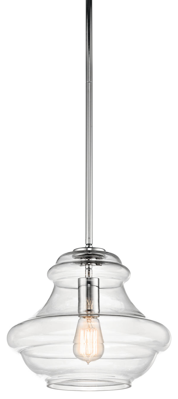Kichler - 42044CH - One Light Pendant - Everly - Chrome from Lighting & Bulbs Unlimited in Charlotte, NC