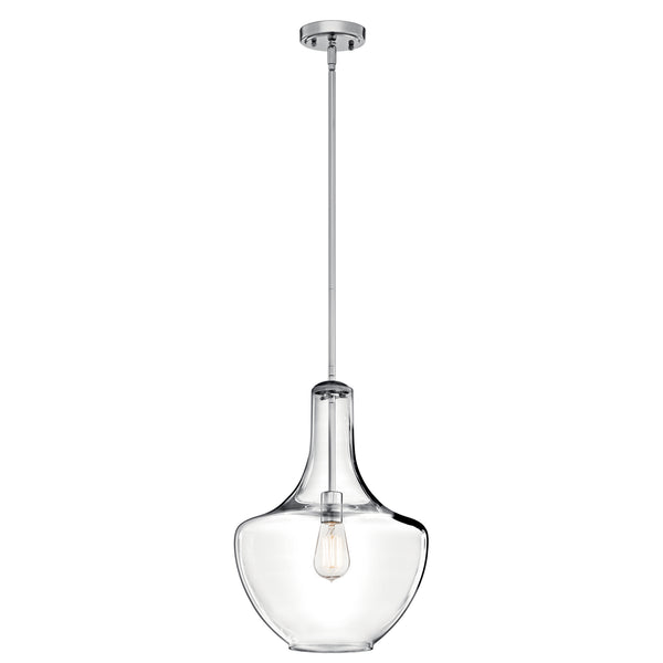 Kichler - 42046CH - One Light Pendant - Everly - Chrome from Lighting & Bulbs Unlimited in Charlotte, NC