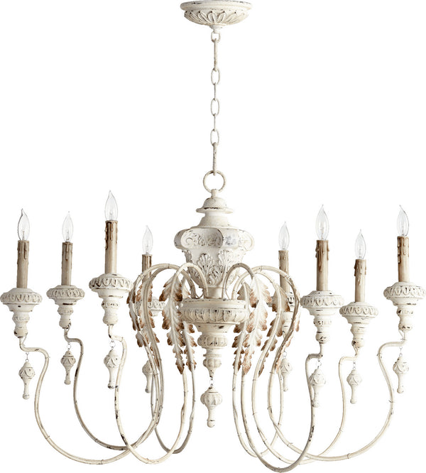 Quorum - 6006-8-70 - Eight Light Chandelier - Salento - Persian White from Lighting & Bulbs Unlimited in Charlotte, NC