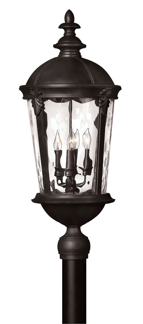 Hinkley - 1891BK - LED Post Top/ Pier Mount - Windsor - Black from Lighting & Bulbs Unlimited in Charlotte, NC