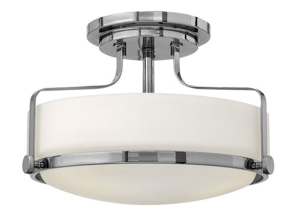 Hinkley - 3641CM - LED Semi-Flush Mount - Harper - Chrome from Lighting & Bulbs Unlimited in Charlotte, NC