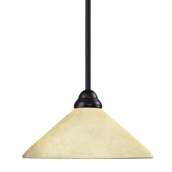 Z-Lite - 2114MP-BRZ-AGM14 - One Light Pendant - Riviera - Bronze from Lighting & Bulbs Unlimited in Charlotte, NC