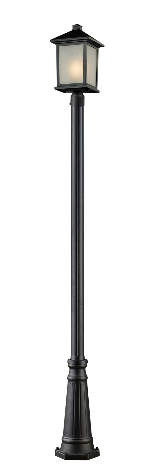 Z-Lite - 507PHB-519P-BK - One Light Outdoor Post Mount - Holbrook - Black from Lighting & Bulbs Unlimited in Charlotte, NC