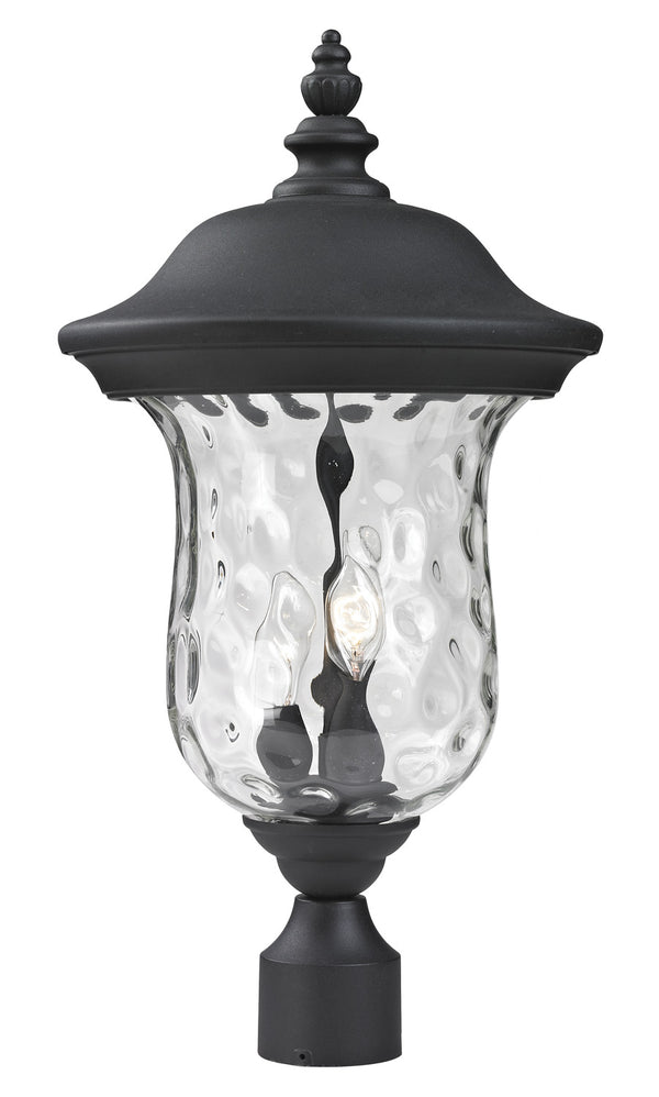 Z-Lite - 533PHM-BK - Two Light Outdoor Post Mount - Armstrong - Black from Lighting & Bulbs Unlimited in Charlotte, NC