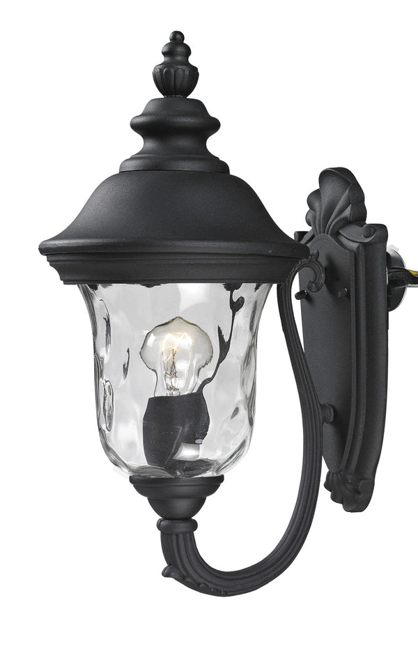 Z-Lite - 533S-BK - One Light Outdoor Wall Sconce - Armstrong - Black from Lighting & Bulbs Unlimited in Charlotte, NC