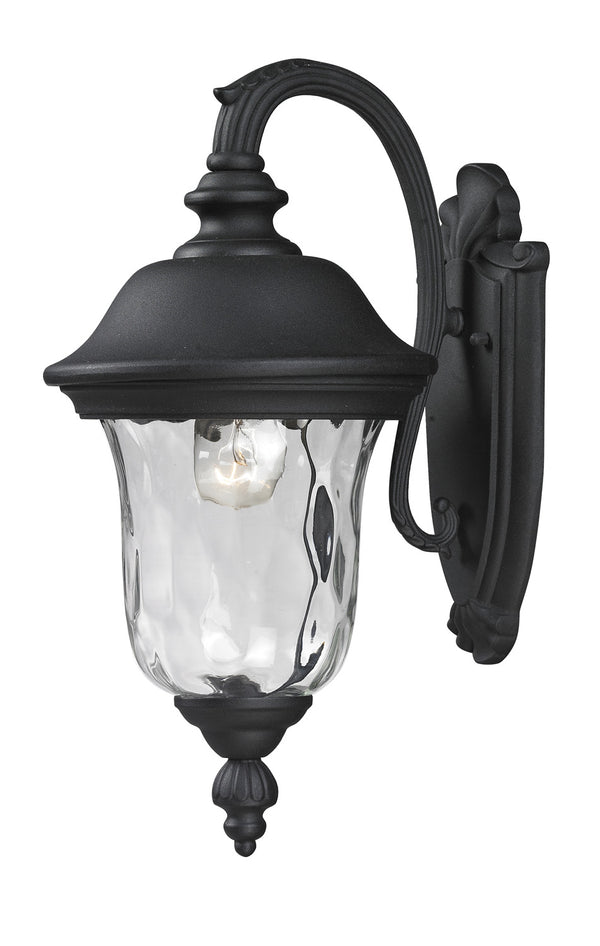 Z-Lite - 534S-BK - One Light Outdoor Wall Sconce - Armstrong - Black from Lighting & Bulbs Unlimited in Charlotte, NC