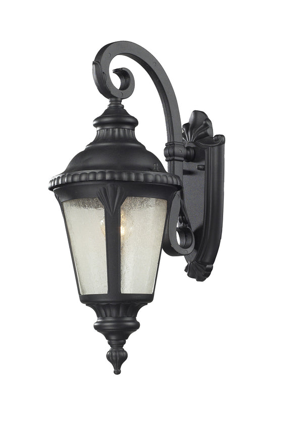 Z-Lite - 545S-BK - One Light Outdoor Wall Sconce - Medow - Black from Lighting & Bulbs Unlimited in Charlotte, NC