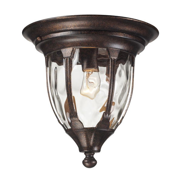 ELK Home - 45004/1 - One Light Flush Mount - Glendale - Regal Bronze from Lighting & Bulbs Unlimited in Charlotte, NC