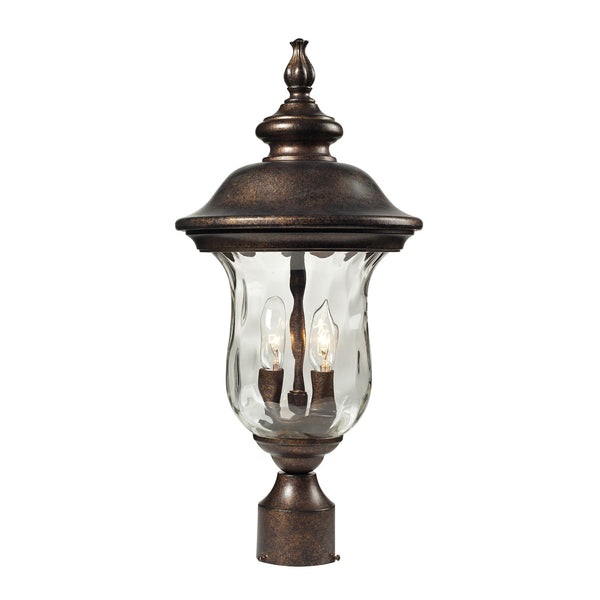 ELK Home - 45023/2 - Two Light Outdoor Post Mount - Lafayette - Regal Bronze from Lighting & Bulbs Unlimited in Charlotte, NC