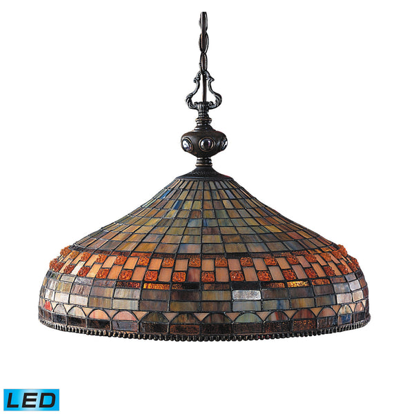 ELK Home - 611-CB-LED - LED Chandelier - Jewelstone - Classic Bronze from Lighting & Bulbs Unlimited in Charlotte, NC
