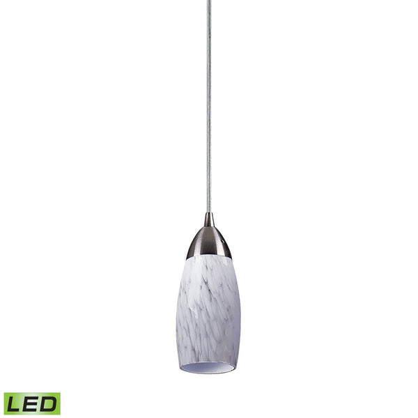 ELK Home - 110-1SW-LED - LED Mini Pendant - Milan - Satin Nickel from Lighting & Bulbs Unlimited in Charlotte, NC