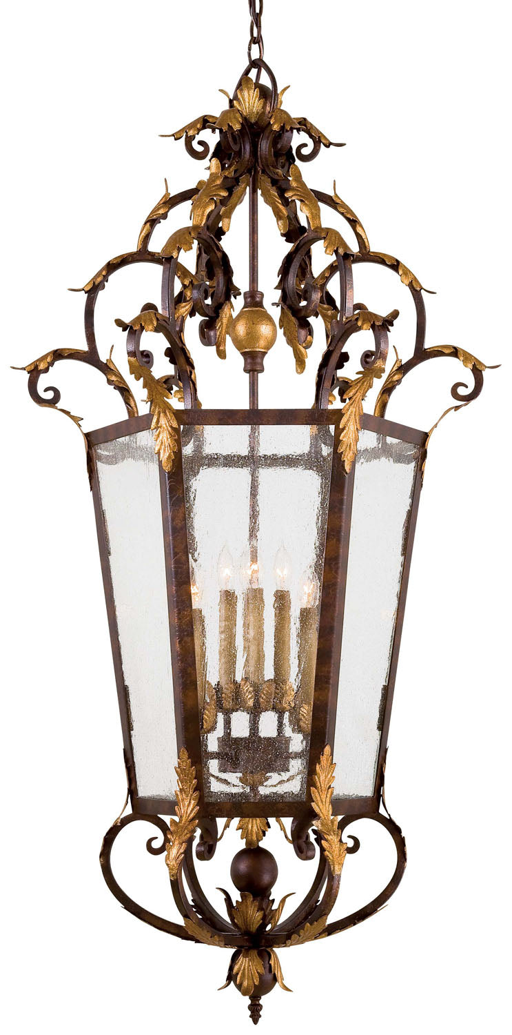 Metropolitan - N3639-355 - Eight Light Foyer Pendant - Zaragoza - Golden Bronze from Lighting & Bulbs Unlimited in Charlotte, NC