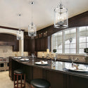 Three Light Pendant from the Payton CH Collection in Chrome Finish by Golden
