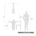 Three Light Pendant from the Payton CH Collection in Chrome Finish by Golden