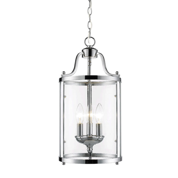 Golden - 1157-3P CH - Three Light Pendant - Payton CH - Chrome from Lighting & Bulbs Unlimited in Charlotte, NC