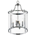 Four Light Pendant from the Payton CH Collection in Chrome Finish by Golden