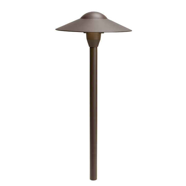 One Light Path & Spread from the No Family Collection in Textured Architectural Bronze Finish by Kichler (Pack of 6)