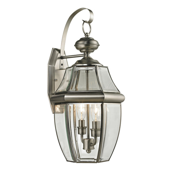 ELK Home - 8602EW/80 - Two Light Outdoor Wall Sconce - Ashford - Antique Nickel from Lighting & Bulbs Unlimited in Charlotte, NC