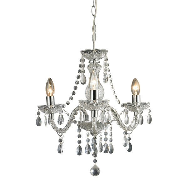 ELK Home - 144-015 - Three Light Chandelier - Theatre - Clear from Lighting & Bulbs Unlimited in Charlotte, NC