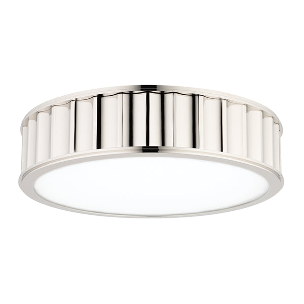 Hudson Valley - 912-PN - Three Light Flush Mount - Middlebury - Polished Nickel from Lighting & Bulbs Unlimited in Charlotte, NC