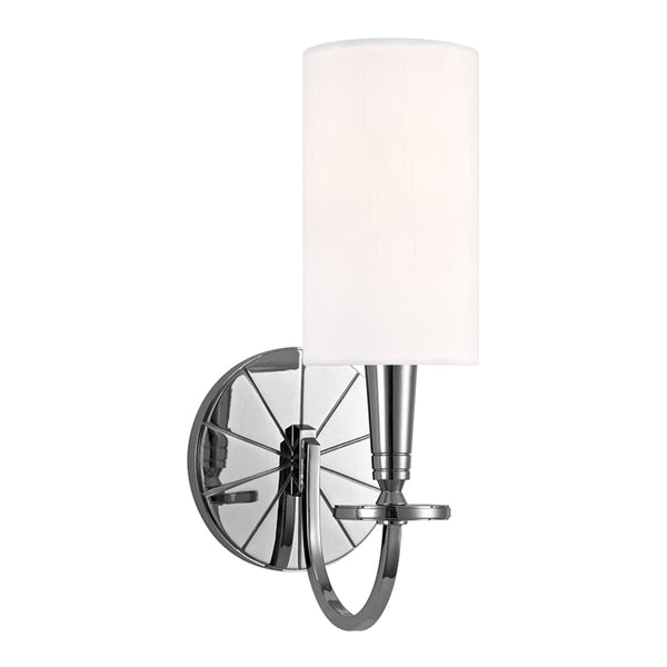 Hudson Valley - 8021-PN - One Light Wall Sconce - Mason - Polished Nickel from Lighting & Bulbs Unlimited in Charlotte, NC