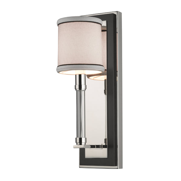 Hudson Valley - 2910-PN - One Light Wall Sconce - Collins - Polished Nickel from Lighting & Bulbs Unlimited in Charlotte, NC