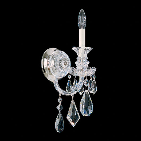 Schonbek - 5701BK - One Light Wall Sconce - Hamilton - Jet Black from Lighting & Bulbs Unlimited in Charlotte, NC