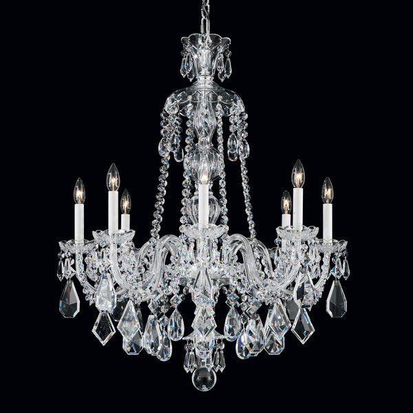 Schonbek - 5737BK - Eight Light Chandelier - Hamilton - Jet Black from Lighting & Bulbs Unlimited in Charlotte, NC