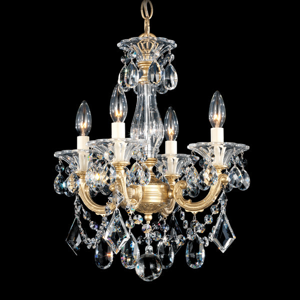 Schonbek - 5344-22 - Four Light Chandelier - La Scala - Heirloom Gold from Lighting & Bulbs Unlimited in Charlotte, NC