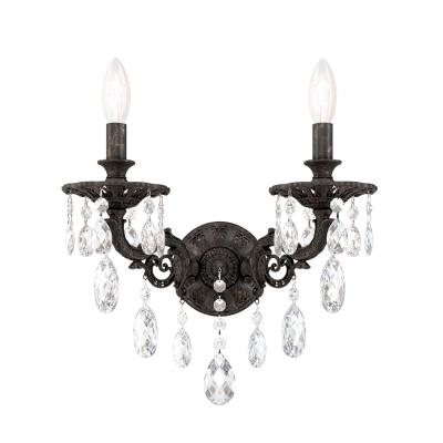 Schonbek - 5642-22H - Two Light Wall Sconce - Milano - Heirloom Gold from Lighting & Bulbs Unlimited in Charlotte, NC