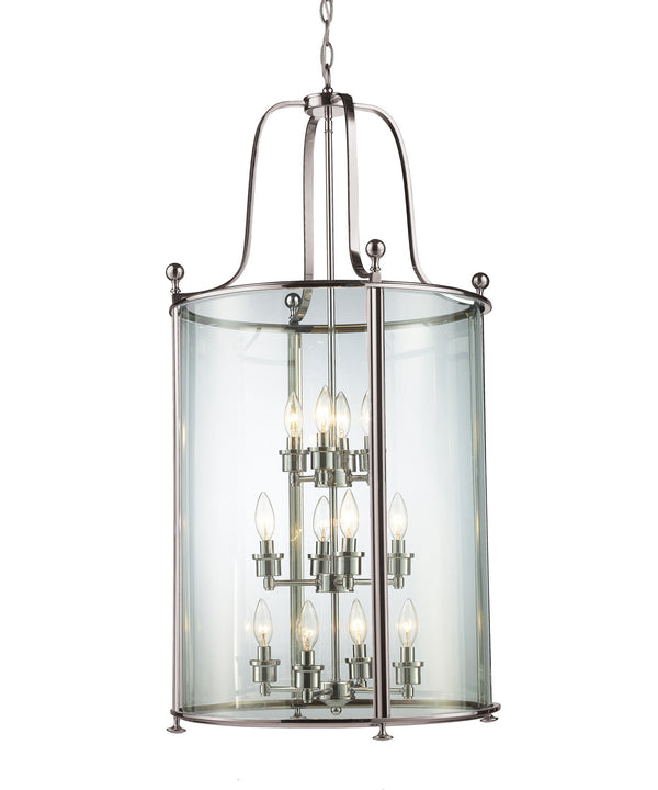 Z-Lite - 191-12 - 12 Light Pendant - Wyndham - Brushed Nickel from Lighting & Bulbs Unlimited in Charlotte, NC