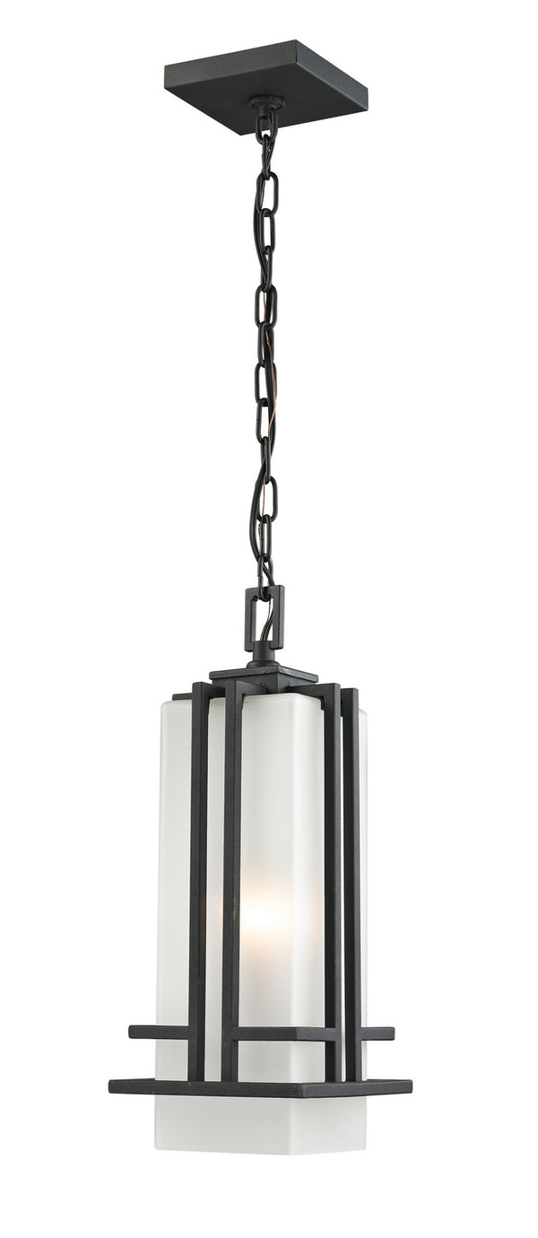 Z-Lite - 549CHM-BK - One Light Outdoor Chain Light - Abbey - Black from Lighting & Bulbs Unlimited in Charlotte, NC