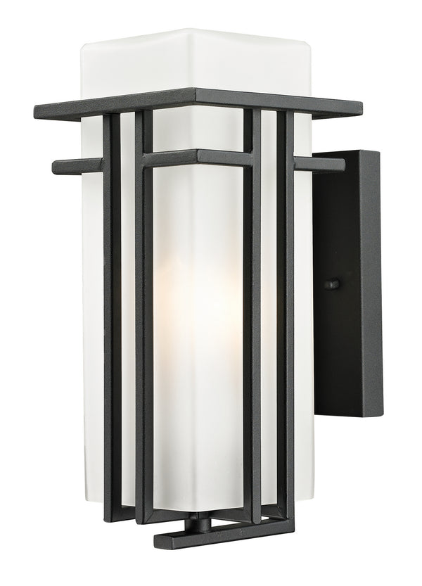 Z-Lite - 549S-BK - One Light Outdoor Wall Sconce - Abbey - Black from Lighting & Bulbs Unlimited in Charlotte, NC