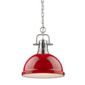 Golden - 3602-L PW-RD - One Light Pendant - Duncan PW - Pewter from Lighting & Bulbs Unlimited in Charlotte, NC