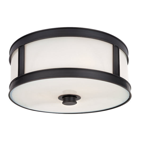 Hudson Valley - 5513-OB - Two Light Flush Mount - Patterson - Old Bronze from Lighting & Bulbs Unlimited in Charlotte, NC