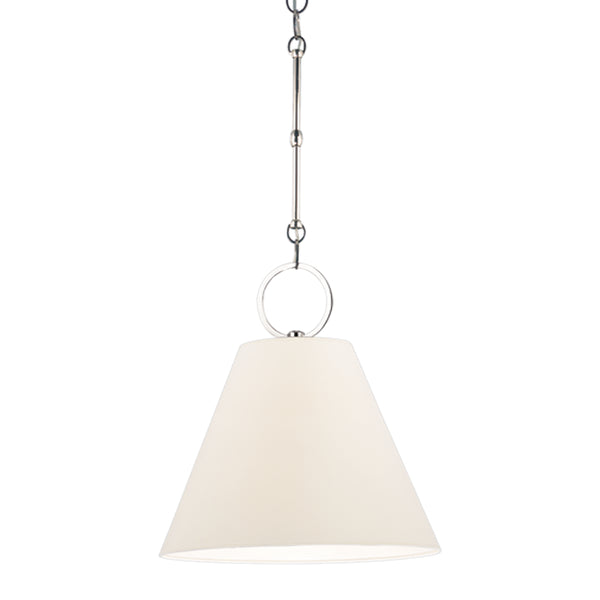Hudson Valley - 5612-PN - One Light Pendant - Altamont - Polished Nickel from Lighting & Bulbs Unlimited in Charlotte, NC